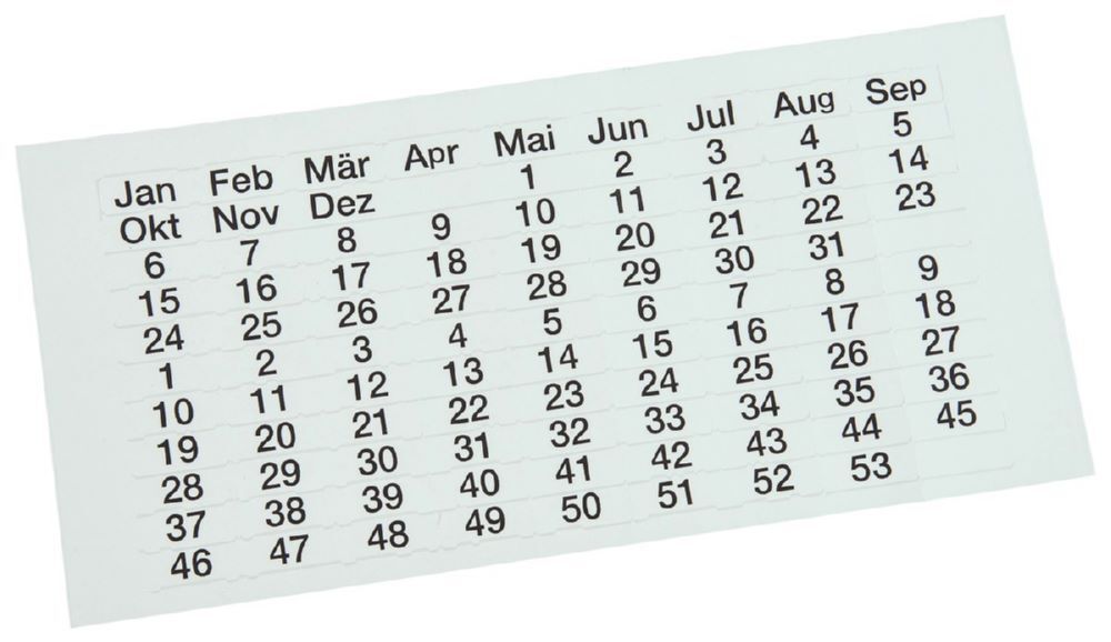 Eichner Transparente Etiketten für Beleg Planungstafeln Produktbild Eichner Transparente Etiketten für Beleg Planungstafeln