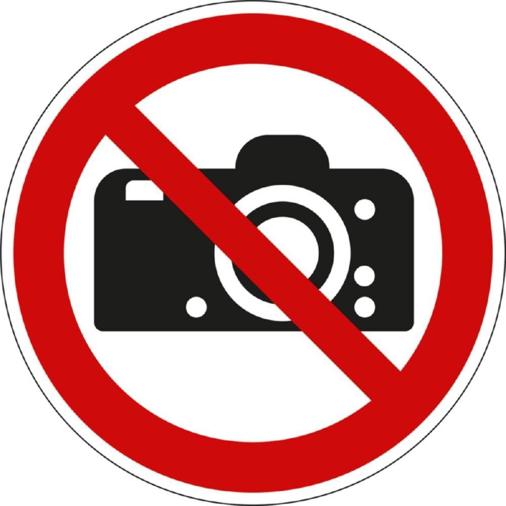 Eichner Verbotsschild Fotografieren verboten Produktbild Eichner Verbotsschild Fotografieren verboten
