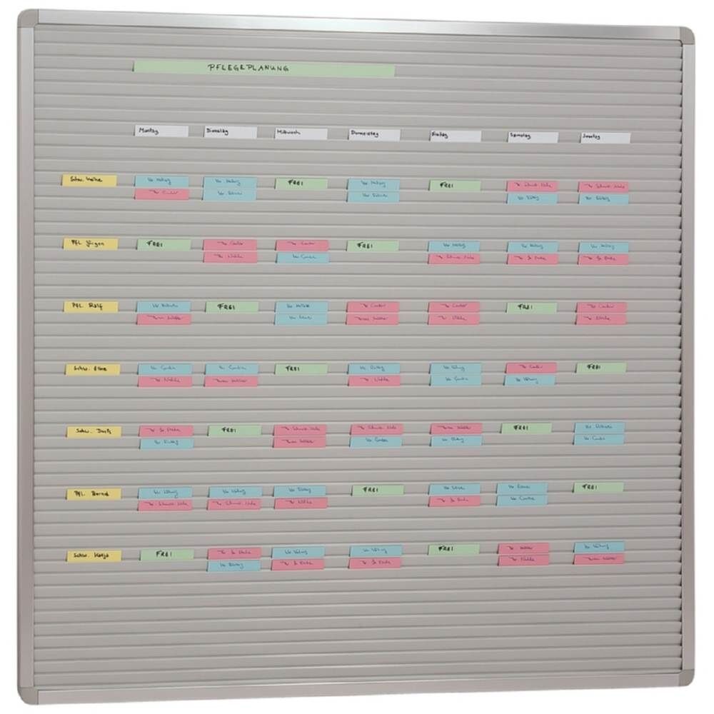 Eichner VISIPLAN Einstecktafel ohne Raster 52 Schienen 100x94cm Produktbild Eichner VISIPLAN Einstecktafel ohne Raster 52 Schienen 100x94cm