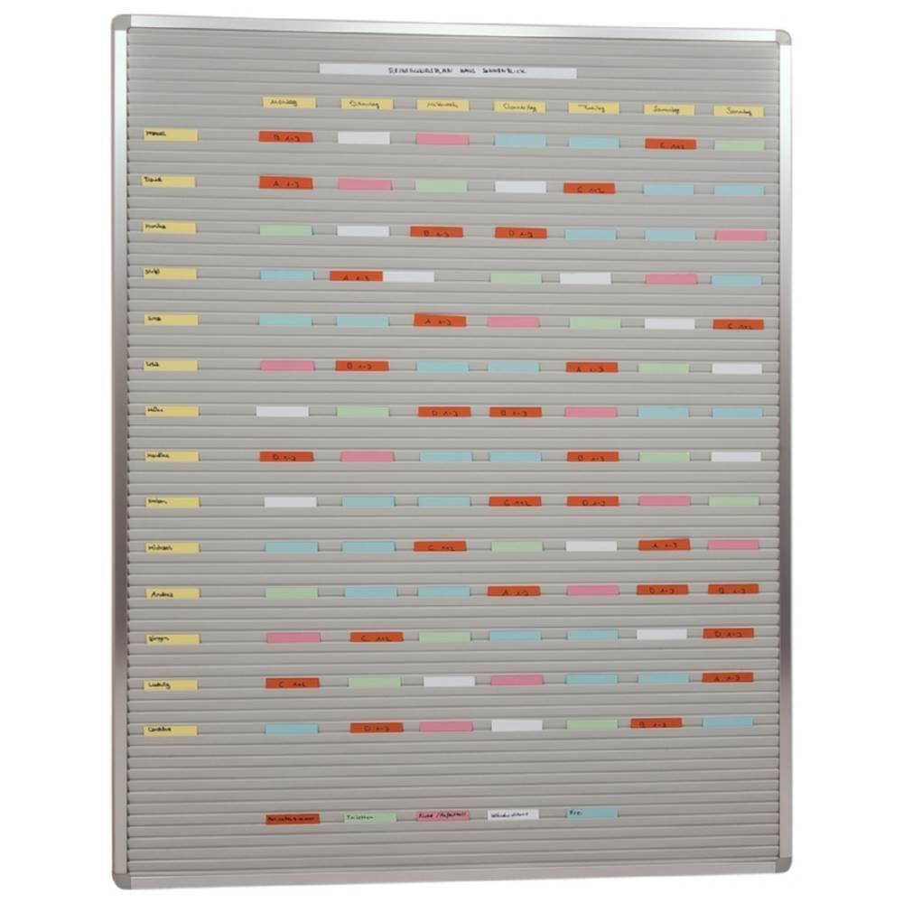 Eichner VISIPLAN Einstecktafel ohne Raster 73 Schienen 100x130cm Eichner VISIPLAN Einstecktafel ohne Raster 73 Schienen 100x130cm