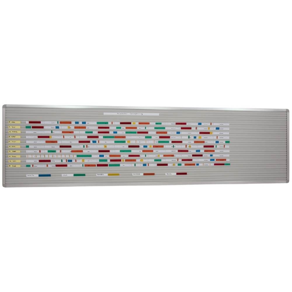 Eichner VISIPLAN Einstecktafel ohne Raster 31 Schienen 200x58cm Produktbild Eichner VISIPLAN Einstecktafel ohne Raster 31 Schienen 200x58cm