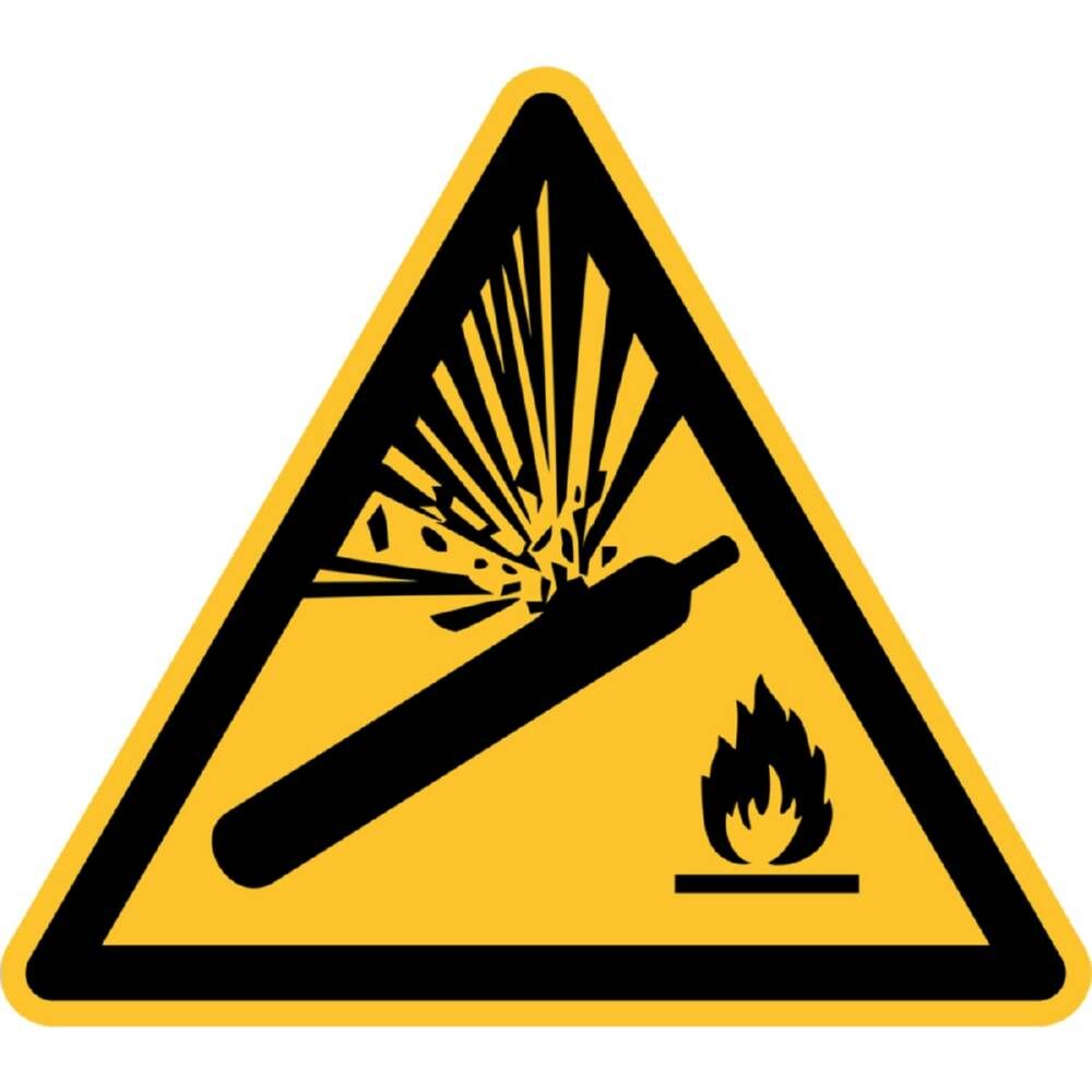 Eichner Warnschild Warnung vor Gasflaschen Produktbild Eichner Warnschild Warnung vor Gasflaschen