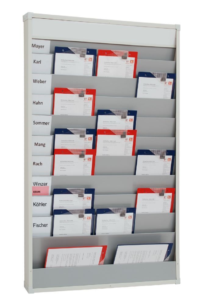 Produktbild EICHNER Werkstattplaner für Kfz-Betriebe A4 10 Schienen B x H x T 870 x 1282 x 78 mm