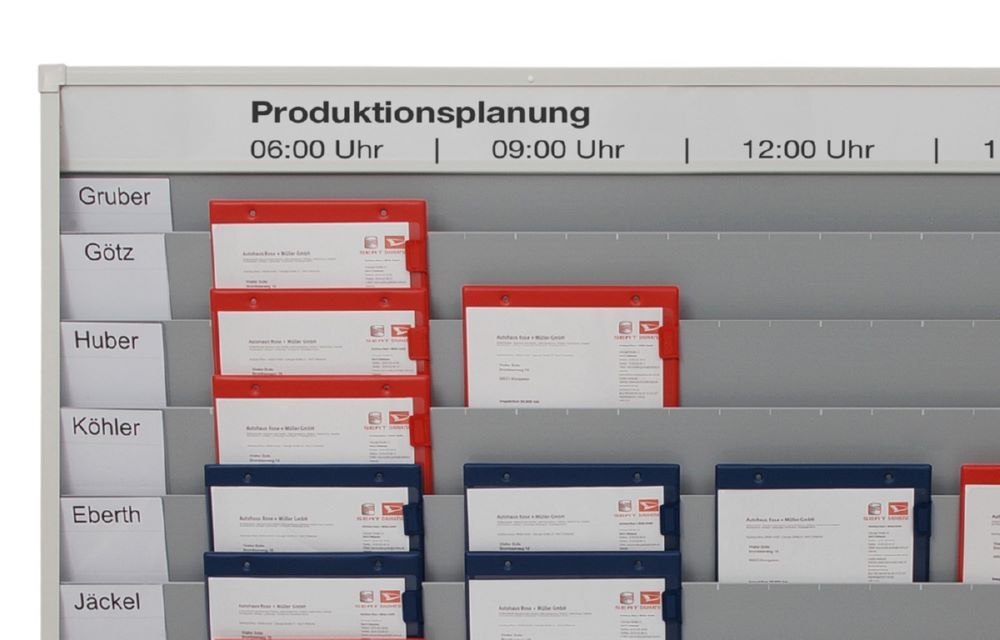 Produktbild Werkstattplaner für Kfz-Betriebe A4 10 Schienen BxHxT 870x1282x78 mm (wie 9019 bild 6