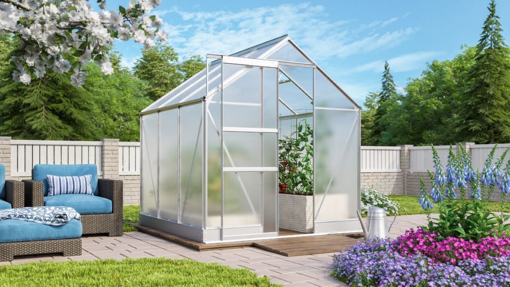 Vitavia Gewächshaus Apollo 3800 HKP6 mm alu Produktbild Vitavia Gewächshaus Apollo 3800 HKP6 mm alu bild 3