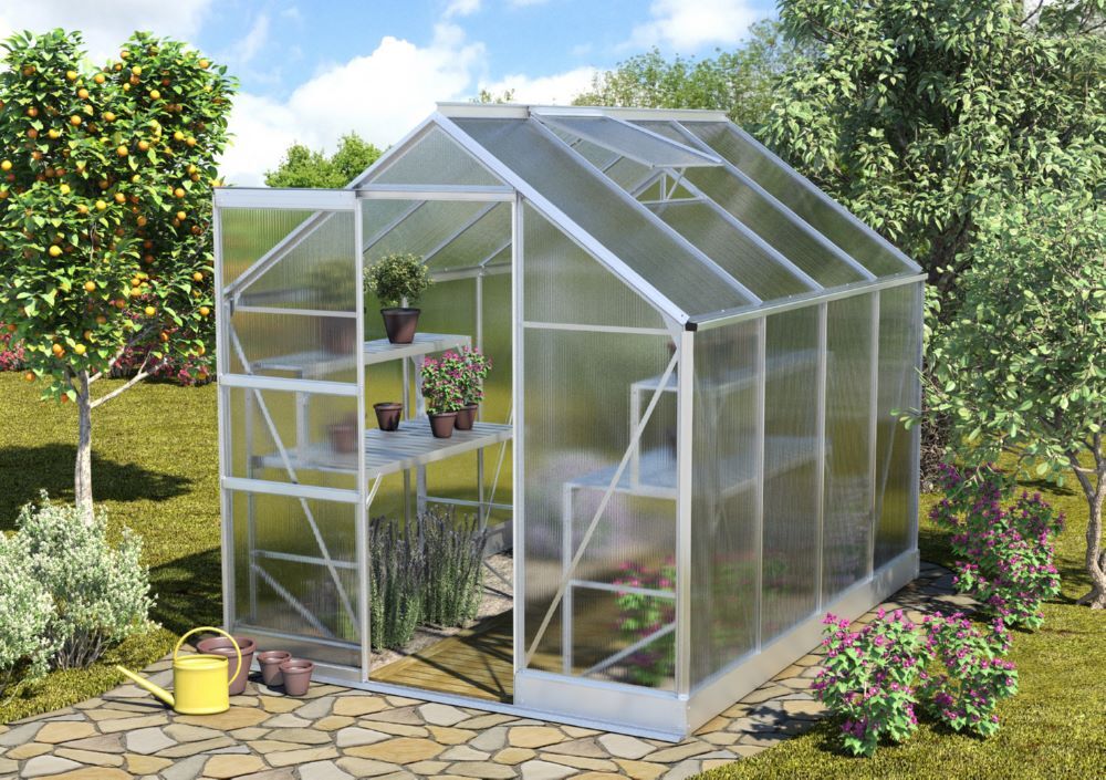 Vitavia Gewächshaus Apollo 5000 HKP 6 mm alu Produktbild Vitavia Gewächshaus Apollo 5000 HKP 6 mm alu bild 2