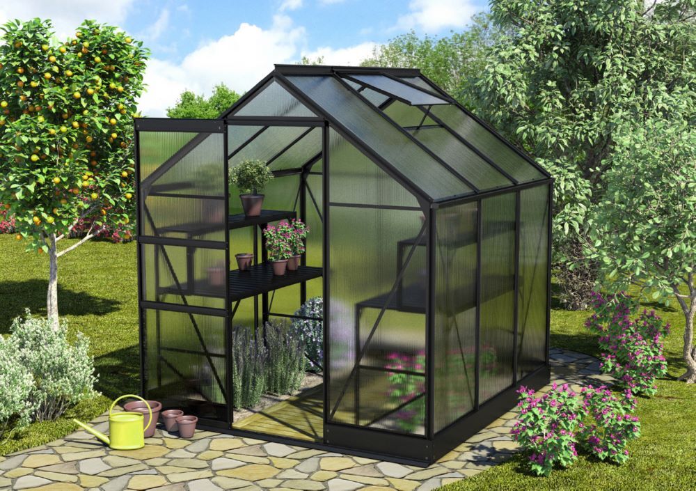 Vitavia Gewächshausbausatz Apollo 3800 Maße 1988 x 1950 mm Produktbild Vitavia Gewächshausbausatz Apollo 3800 Maße 1988 x 1950 mm bild 2