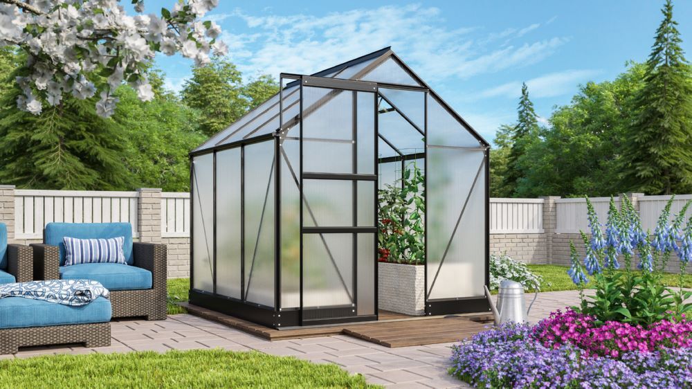 Vitavia Gewächshausbausatz Apollo 3800 Maße 1988 x 1950 mm Produktbild Vitavia Gewächshausbausatz Apollo 3800 Maße 1988 x 1950 mm bild 3