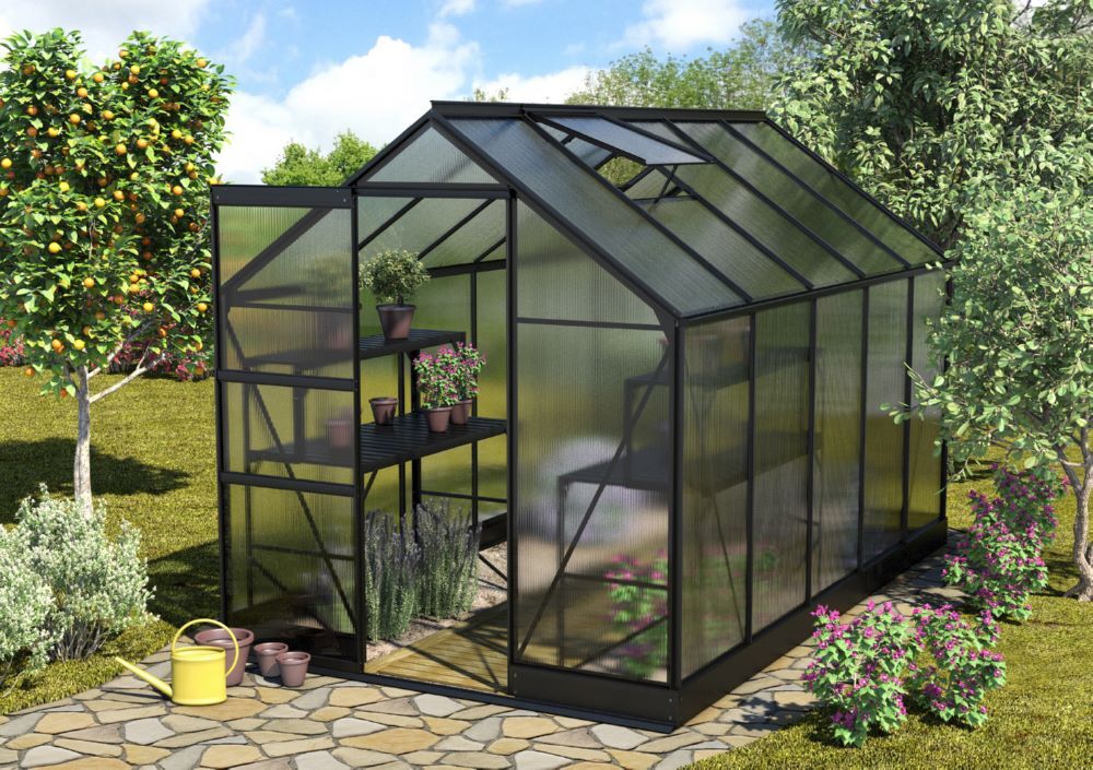 Vitavia Gewächshausbausatz Apollo 6200 HKP 4 mm Traufe 1360 mm Produktbild Vitavia Gewächshausbausatz Apollo 6200 HKP 4 mm Traufe 1360 mm bild 2