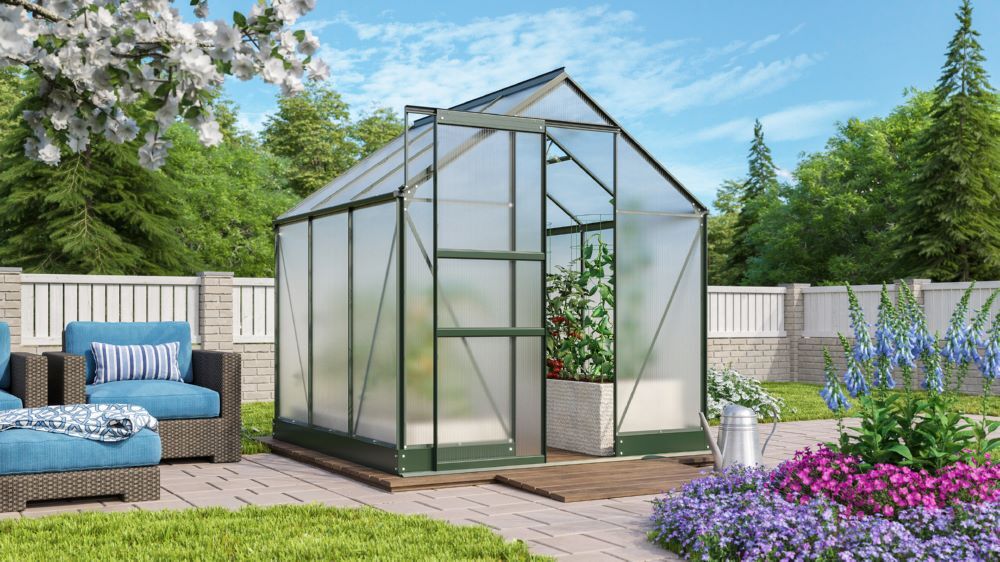 Vitavia Gewächshausbausatz Apollo 3800 HKP mit 6mm smaragd Produktbild Vitavia Gewächshausbausatz Apollo 3800 HKP mit 6mm smaragd bild 3