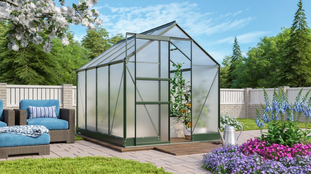 Vitavia Gewächshausbausatz Apollo 5000 HKP 4 mm smaragd Produktbild Vitavia Gewächshausbausatz Apollo 5000 HKP 4 mm smaragd bild 3