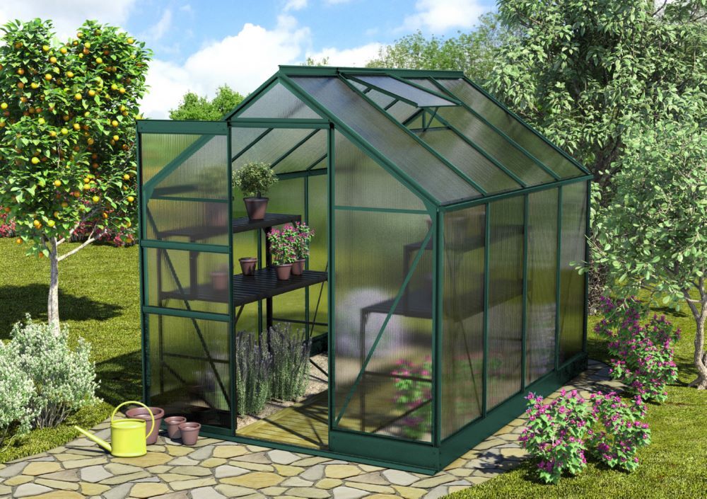 Vitavia Gewächshausbausatz Apollo 5000 HKP 6 mm Traufe 1360 mm Produktbild Vitavia Gewächshausbausatz Apollo 5000 HKP 6 mm Traufe 1360 mm bild 2