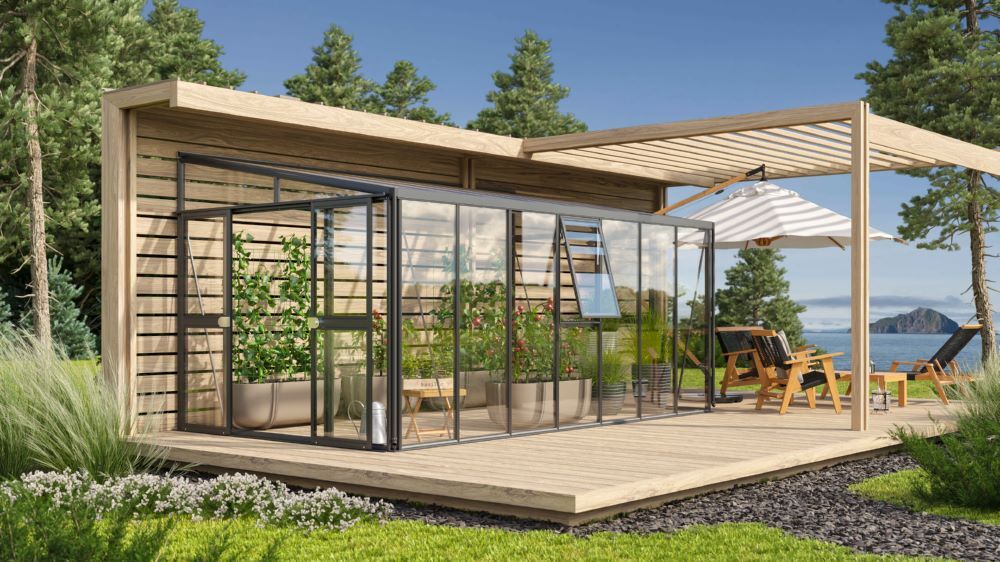 Vitavia Anlehngewächshaus Athena 11900 ESG HKP 2659 mm Produktbild Vitavia Anlehngewächshaus Athena 11900 ESG HKP 2659 mm