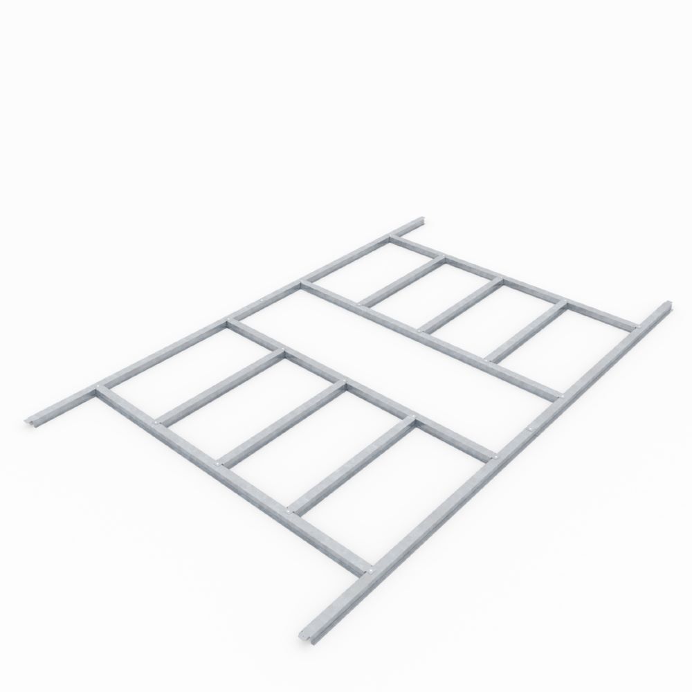 Pergart Bodenfundament Leipzig II 84 2050 x 980 mm für Gerätehaus Produktbild Pergart Bodenfundament Leipzig II 84 2050 x 980 mm für Gerätehaus