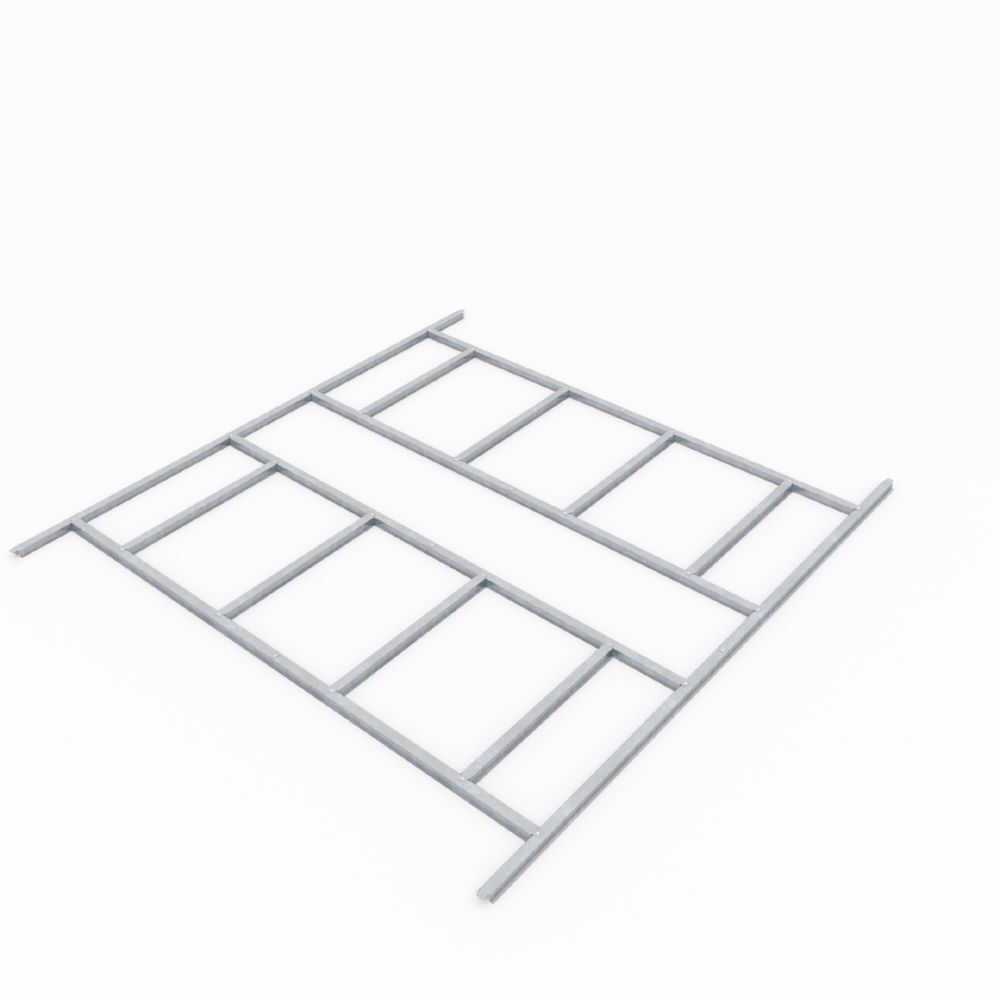 Pergart Bodenfundament Lübeck 89 2240 x 2670 mm für Gerätehaus Produktbild Pergart Bodenfundament Lübeck 89 2240 x 2670 mm für Gerätehaus