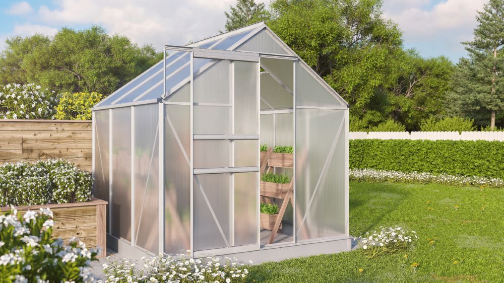 Vitavia Gewächshausbausatz Comet 3800 HKP 4 mmAluminium Produktbild Vitavia Gewächshausbausatz Comet 3800 HKP 4 mmAluminium bild 3