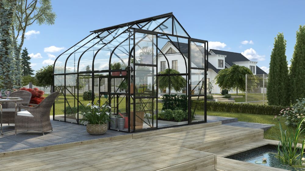 Vitavia Gewächshausbausatz Diana 8300 ESG 3210 x 2635 mm Produktbild Vitavia Gewächshausbausatz Diana 8300 ESG 3210 x 2635 mm