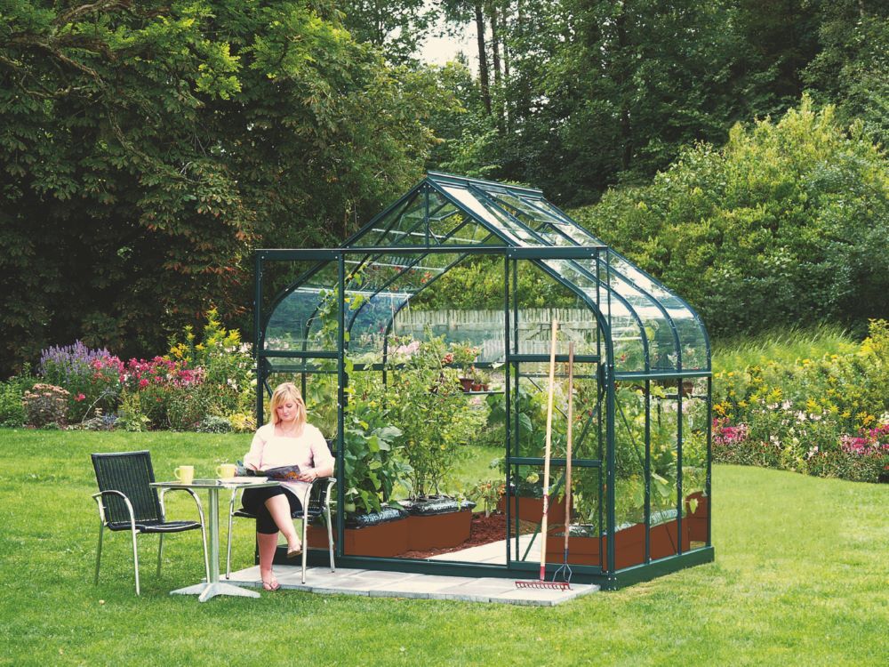 Vitavia Gewächshausbausatz Diana 5000 ESG 3 mm smaragd Produktbild Vitavia Gewächshausbausatz Diana 5000 ESG 3 mm smaragd