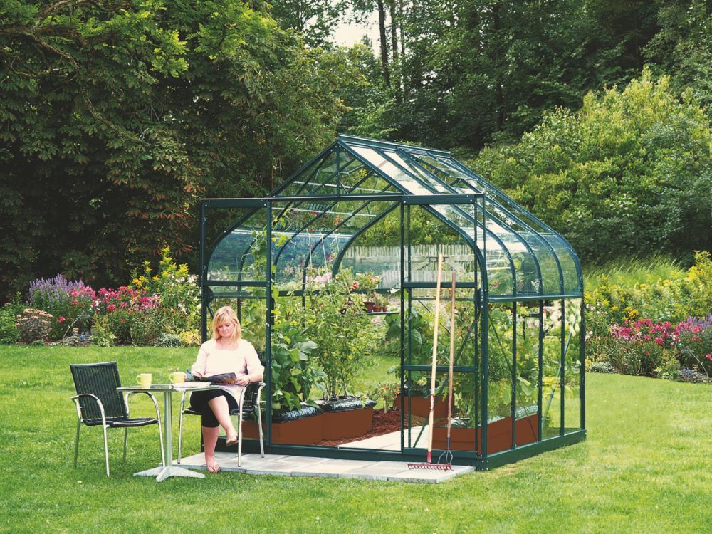 Vitavia Gewächshausbausatz Diana 6700 ESG 3 mm smaragd Produktbild Vitavia Gewächshausbausatz Diana 6700 ESG 3 mm smaragd