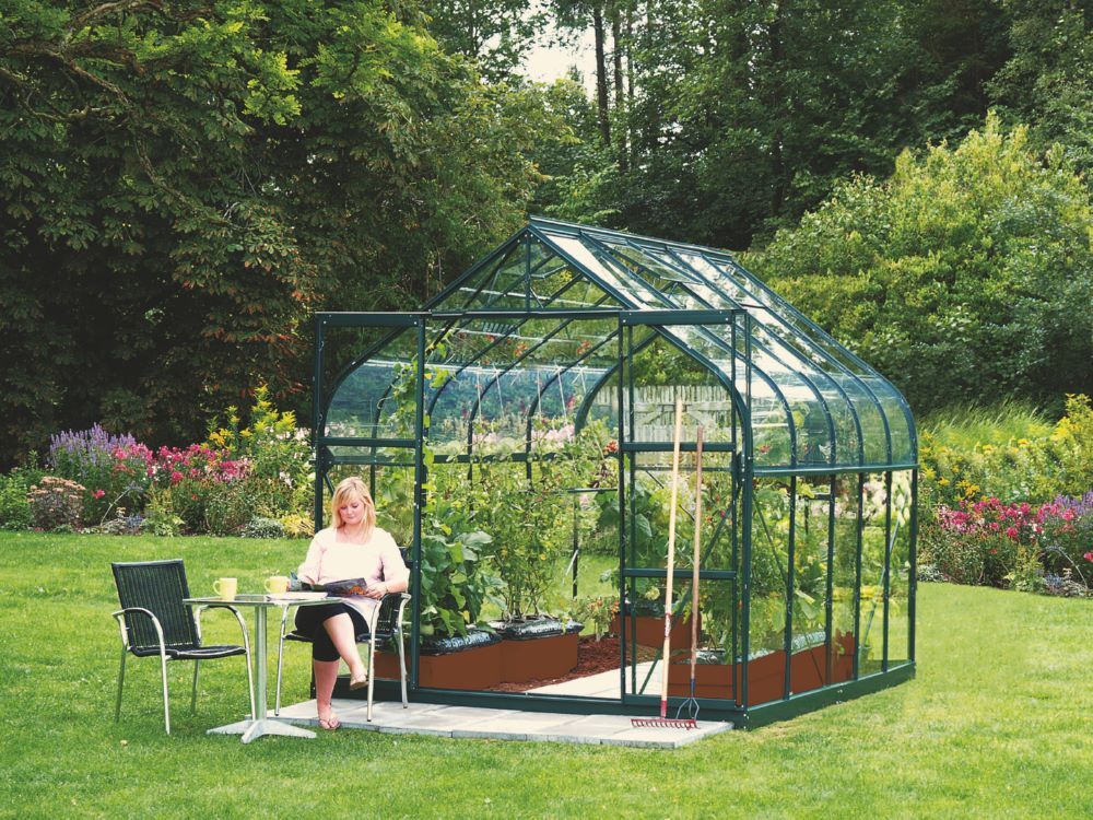 Vitavia Gewächshausbausatz Diana 8300 ESG 3 mm smaragd Produktbild Vitavia Gewächshausbausatz Diana 8300 ESG 3 mm smaragd