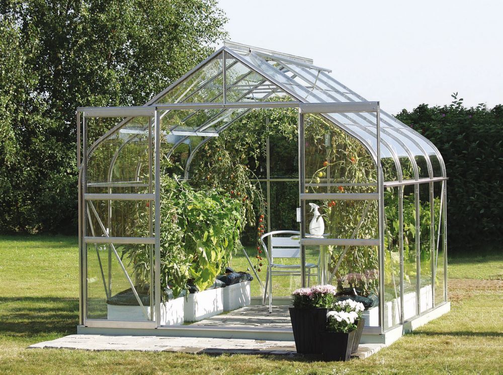 Vitavia Gewächshausbausatz Diana 6700 alu 2635 x 2580 mm Produktbild Vitavia Gewächshausbausatz Diana 6700 alu 2635 x 2580 mm