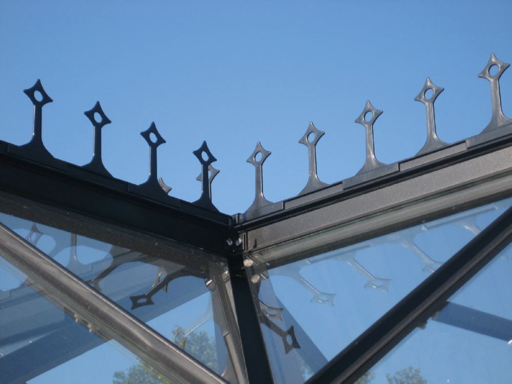 Vitavia Firstkrone für Sir Gewächshaus schwarz Produktbild Vitavia Firstkrone für Sir Gewächshaus schwarz