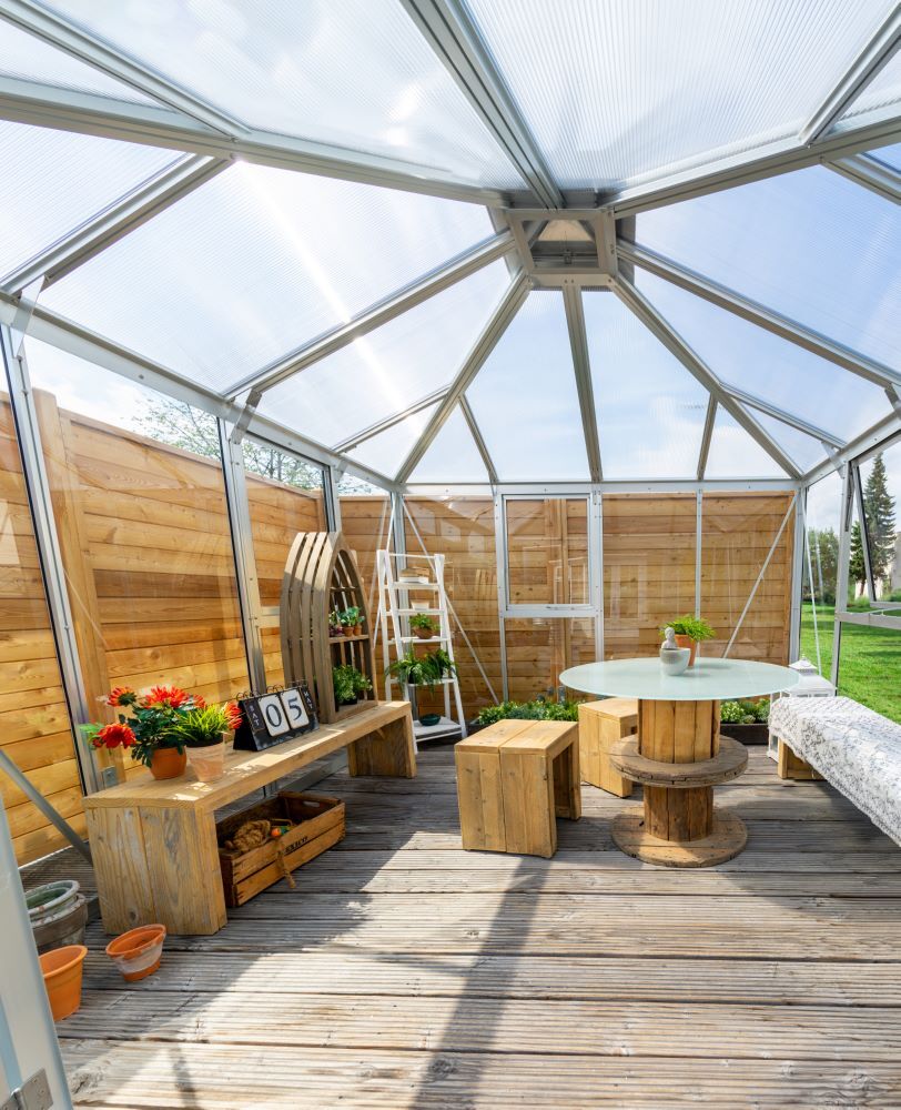 Vitavia Gewächshausbausatz Fortuna Maße 3215 x 3170 mm Produktbild Vitavia Gewächshausbausatz Fortuna Maße 3215 x 3170 mm bild 3