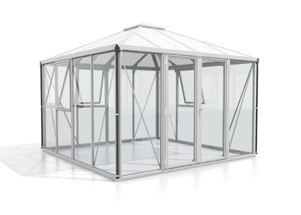 Vitavia Gewächshausbausatz Fortuna Maße 3215 x 3170 mm Produktbild Vitavia Gewächshausbausatz Fortuna Maße 3215 x 3170 mm