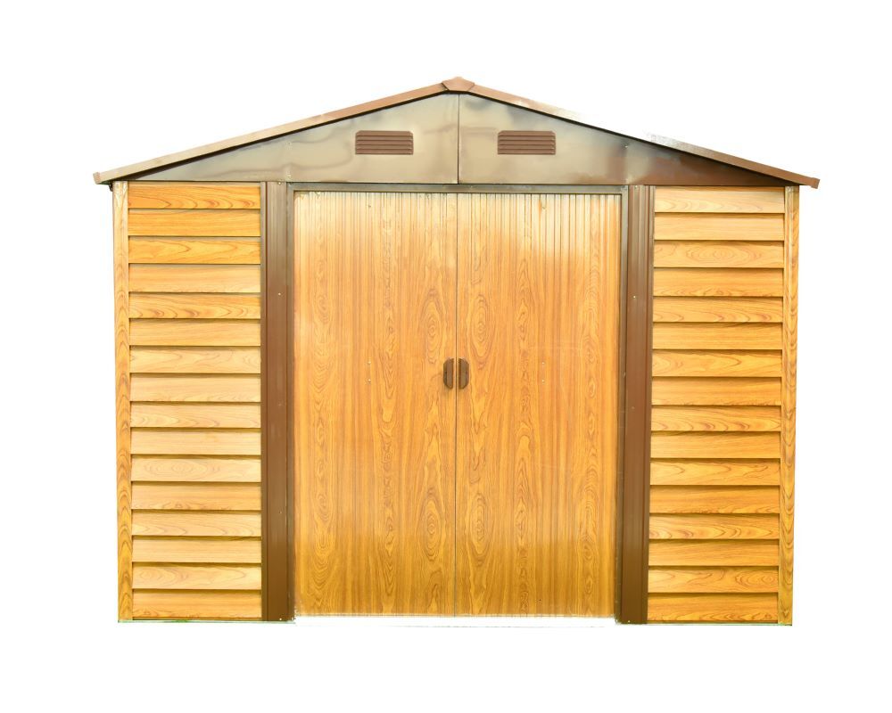 Pergart Gerätehaus Frankfurt II 911 Holzoptik 3230 x 2780 mm Produktbild Pergart Gerätehaus Frankfurt II 911 Holzoptik 3230 x 2780 mm