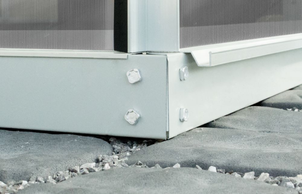 Vitavia Fundament 5000 5900 für Gewächshaus 6 cm Aluminiumgrau Produktbild Vitavia Fundament 5000 5900 für Gewächshaus 6 cm Aluminiumgrau bild 2