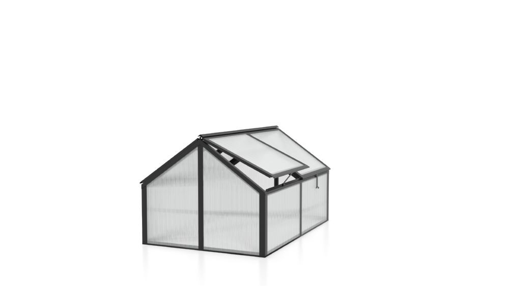 Vitavia Frühbeetaufsatz Gamma HKP 4 mm schwarz 1243 x 890 mm Produktbild Vitavia Frühbeetaufsatz Gamma HKP 4 mm schwarz 1243 x 890 mm