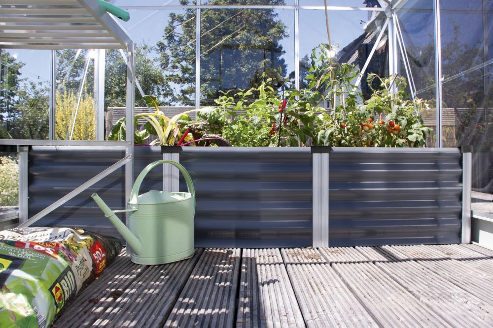 Vitavia Hochbeet Linus In Out 401 Größe S granit alu Produktbild Vitavia Hochbeet Linus In Out 401 Größe S granit alu