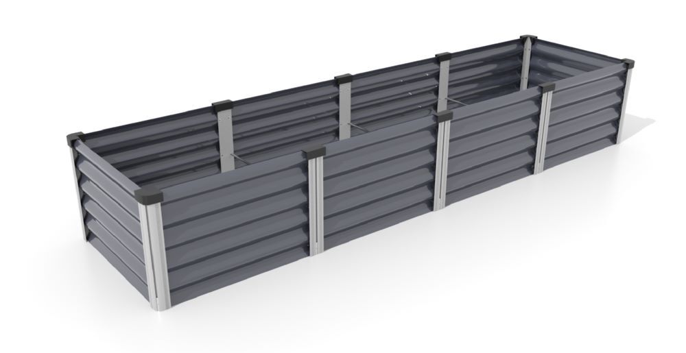 Vitavia Hochbeet Linus In Out 401 Größe L granit alu Produktbild Vitavia Hochbeet Linus In Out 401 Größe L granit alu