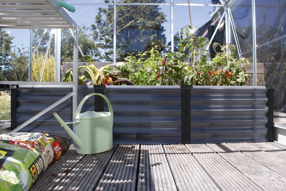 Vitavia Hochbeet Linus In Out 401 Größe S granit schwarz Produktbild Vitavia Hochbeet Linus In Out 401 Größe S granit schwarz