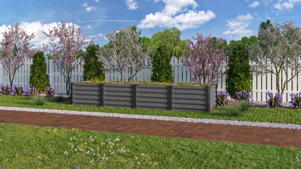 Vitavia Hochbeetbausatz Linus In Out 401 Größe L granit Produktbild Vitavia Hochbeetbausatz Linus In Out 401 Größe L granit