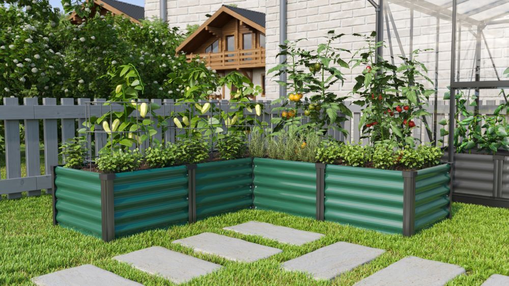 Vitavia Hochbeet Linus In Out 401 Größe M 1850 mm seegras Produktbild Vitavia Hochbeet Linus In Out 401 Größe M 1850 mm seegras