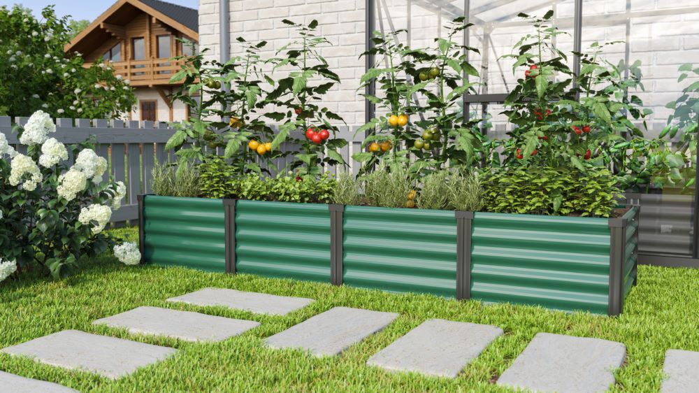 Vitavia Hochbeet Linus In Out 401 Größe L 2450 mm seegras Produktbild Vitavia Hochbeet Linus In Out 401 Größe L 2450 mm seegras