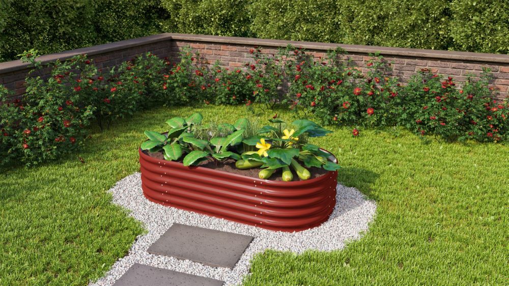 Vitavia Hochbeet Vita 401 rubin mit 1.33 qm Nutzfläche Produktbild Vitavia Hochbeet Vita 401 rubin mit 1.33 qm Nutzfläche bild 3