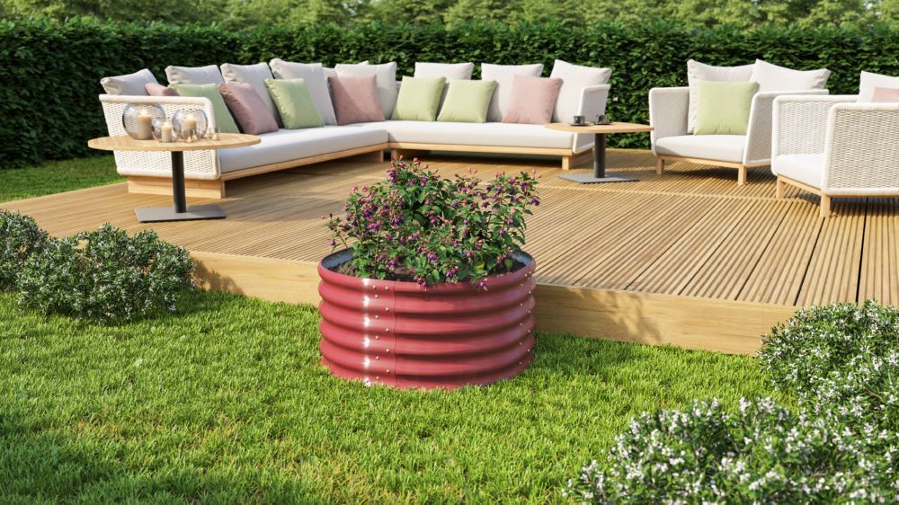 Vitavia Hochbeet Vita Rund 401 rubin Höhe 401 mm Produktbild Vitavia Hochbeet Vita Rund 401 rubin Höhe 401 mm bild 2