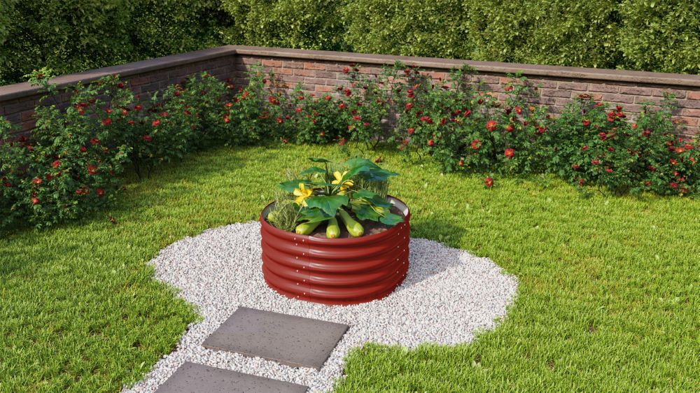 Vitavia Hochbeet Vita Rund 401 rubin Höhe 401 mm Produktbild Vitavia Hochbeet Vita Rund 401 rubin Höhe 401 mm bild 3