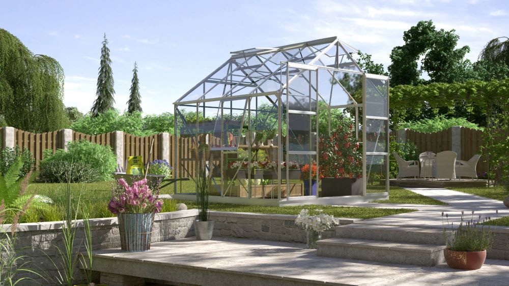 Vitavia Jupiter 6700 ESG 3 mm alu Breite 2570 x Länge 2580 mm Produktbild Vitavia Jupiter 6700 ESG 3 mm alu Breite 2570 x Länge 2580 mm