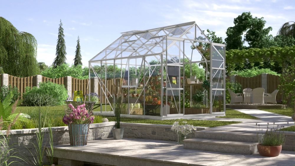 Vitavia Jupiter 8300 ESG 3 mm alu Länge 3210 x Breite 2570 mm Produktbild Vitavia Jupiter 8300 ESG 3 mm alu Länge 3210 x Breite 2570 mm