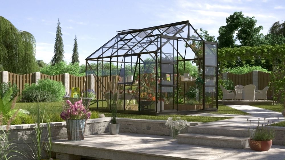 Vitavia Gewächshaus Jupiter 8300 ESG 3 mm 3210 x 2570 mm Produktbild Vitavia Gewächshaus Jupiter 8300 ESG 3 mm 3210 x 2570 mm