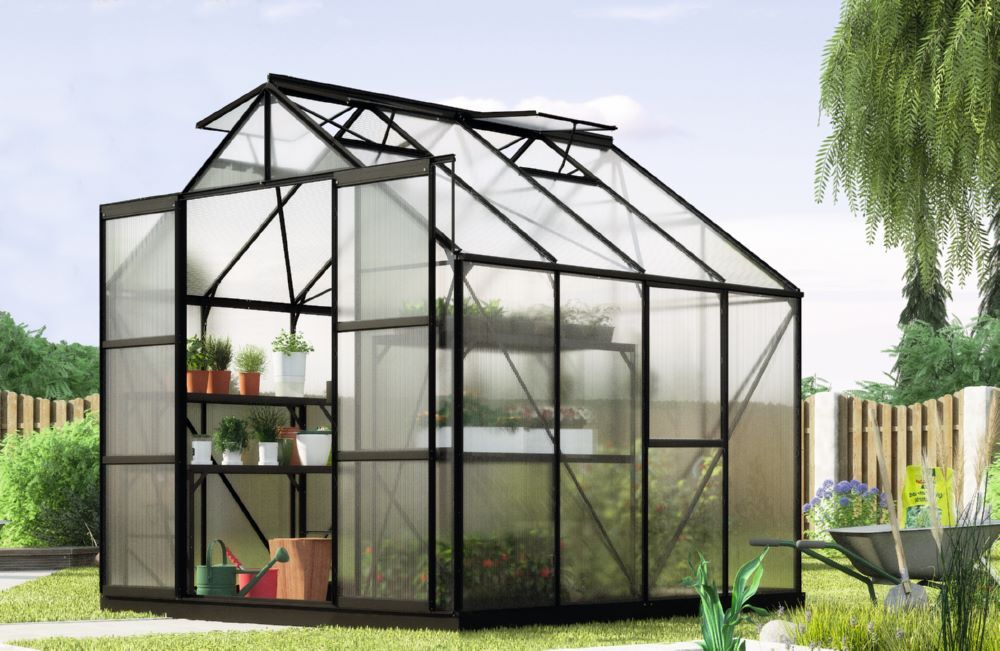 Vitavia Gewächshaus Jupiter 6700 HKP 6 mm 2570 x 2580 mm Produktbild Vitavia Gewächshaus Jupiter 6700 HKP 6 mm 2570 x 2580 mm