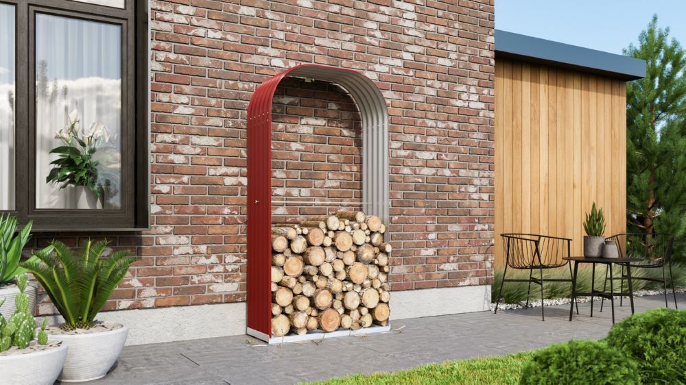 Vitavia Kaminholzregal Ardor 401 rubin 2000 x 991 mm Produktbild Vitavia Kaminholzregal Ardor 401 rubin 2000 x 991 mm