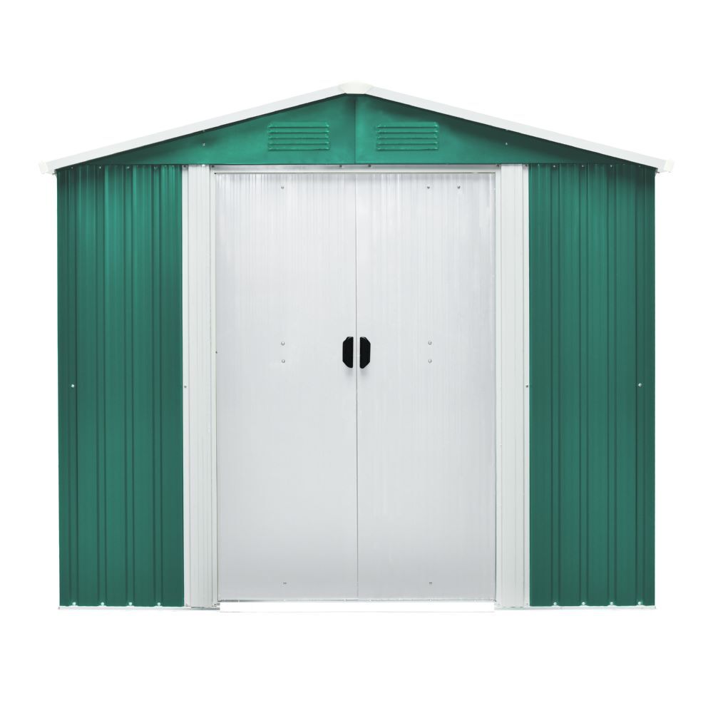 Pergart Gerätehaus Köln II 86 tanne 2360 x 1740 mm Produktbild Pergart Gerätehaus Köln II 86 tanne 2360 x 1740 mm