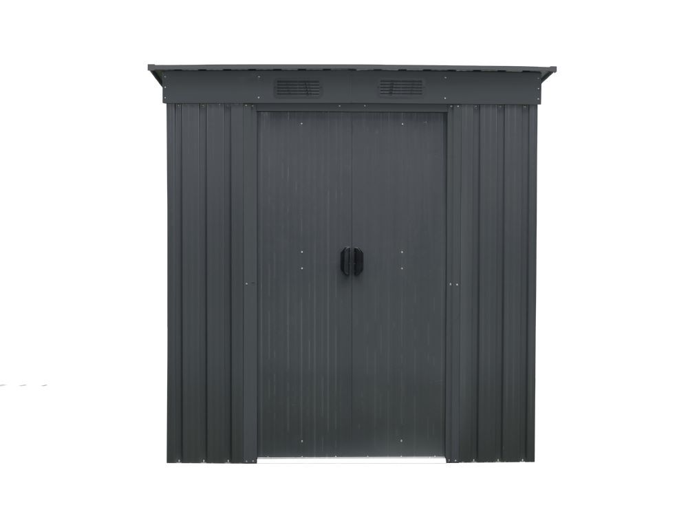 Pergart Gerätehaus Leipzig II 64 anthrazit 1740 x 1100 mm Produktbild Pergart Gerätehaus Leipzig II 64 anthrazit 1740 x 1100 mm