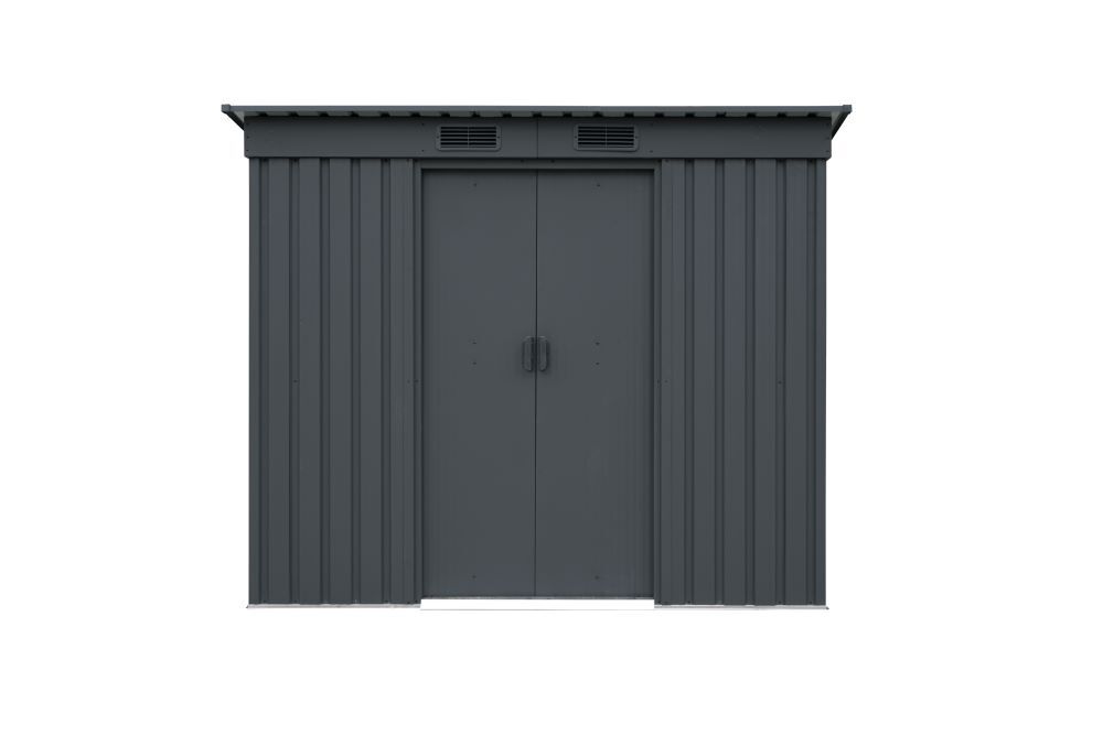 Pergart Gerätehaus Leipzig II 84 anthrazit 2170 x 1110 mm Produktbild Pergart Gerätehaus Leipzig II 84 anthrazit 2170 x 1110 mm