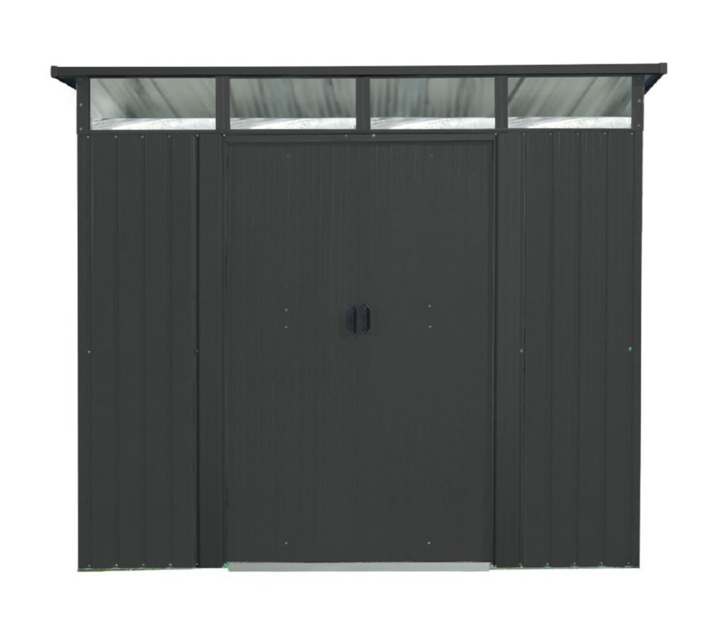 Pergart Gerätehaus Lübeck 86 anthrazit 2380 x 1940 mm Produktbild Pergart Gerätehaus Lübeck 86 anthrazit 2380 x 1940 mm