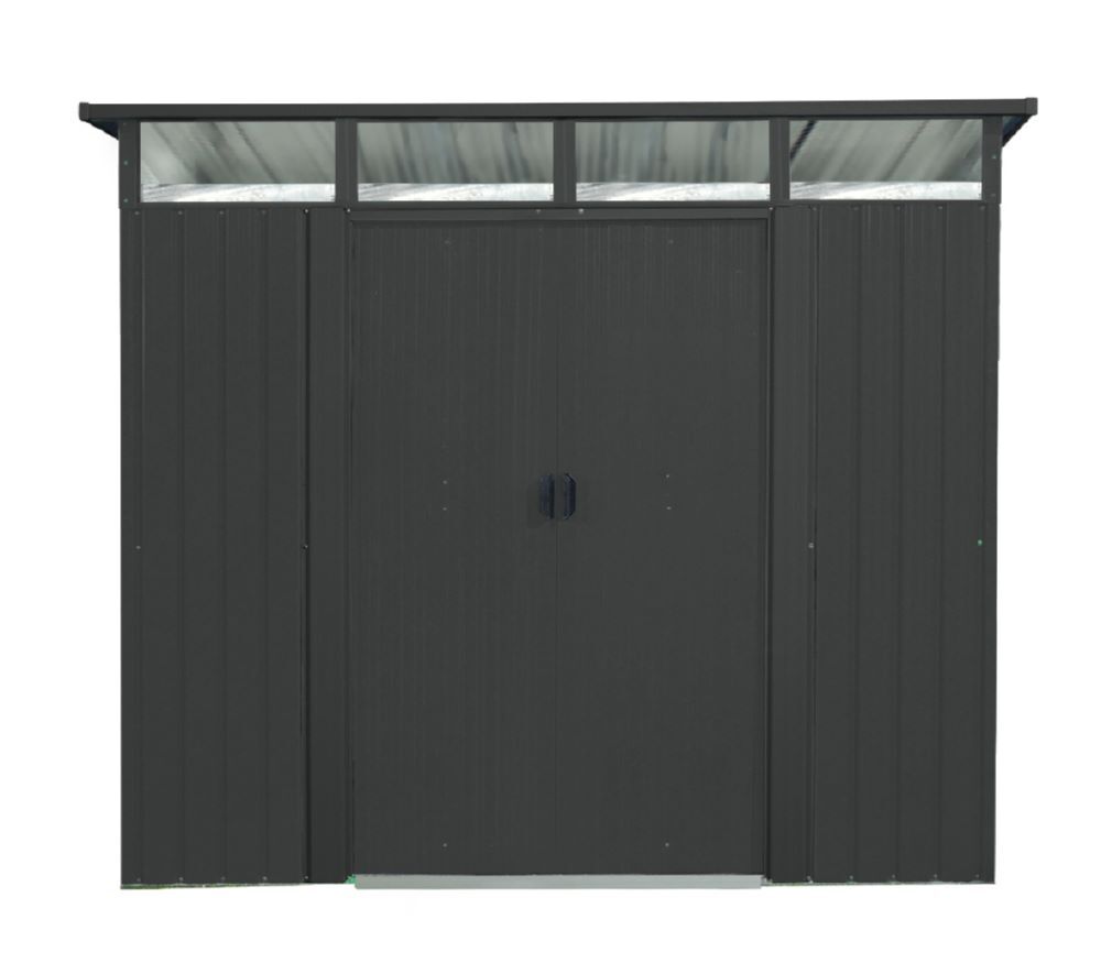 Pergart Gerätehaus Lübeck 89 anthrazit 2380 x 2780 mm Produktbild Pergart Gerätehaus Lübeck 89 anthrazit 2380 x 2780 mm